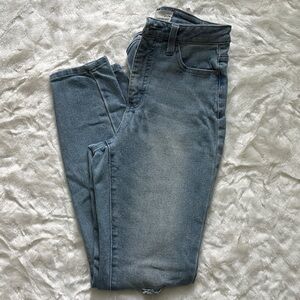 RSQ Blue Skinny Jeans with Distressed Knees